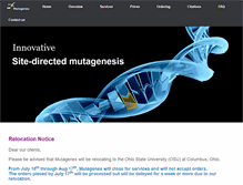 Tablet Screenshot of mutagenex.com